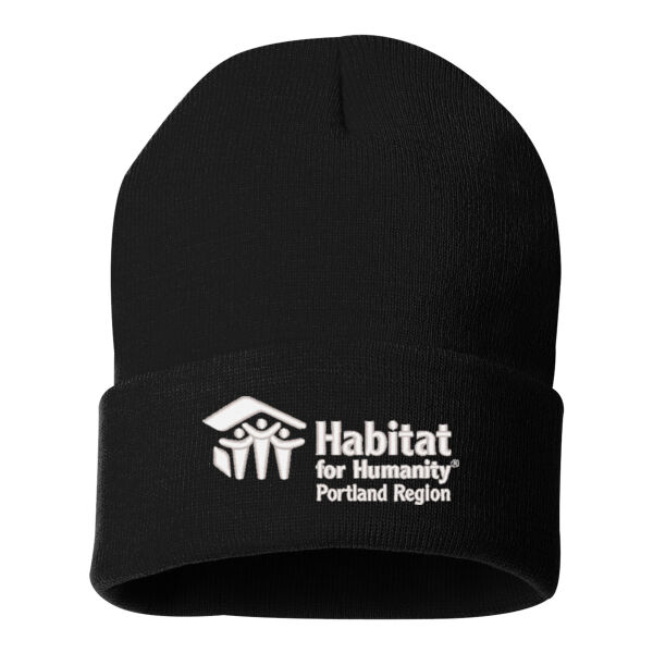 Sportsman - 12" Solid Cuffed Beanie - Embroidered Logo Thumbnail