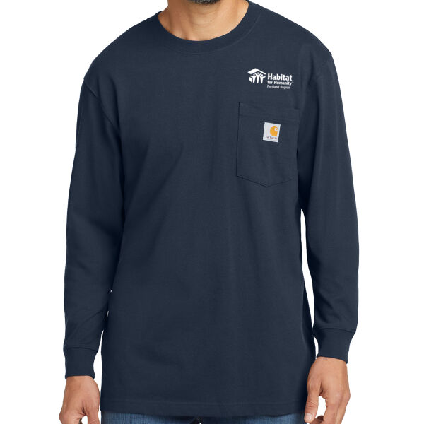 Carhartt ® Workwear Pocket Long Sleeve T-Shirt - Printed Logo Thumbnail