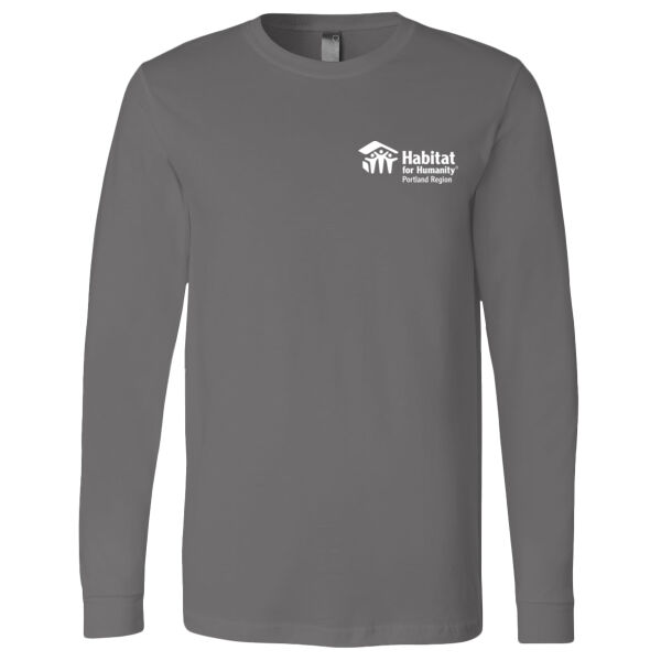 BELLA + CANVAS - Jersey Long Sleeve Tee - Printed Logo Thumbnail