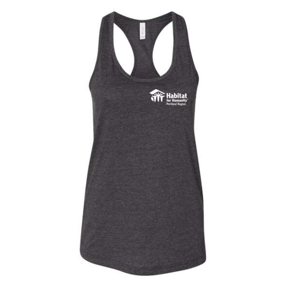 BELLA + CANVAS - Women's Jersey Racerback Tank - Printed Logo Thumbnail