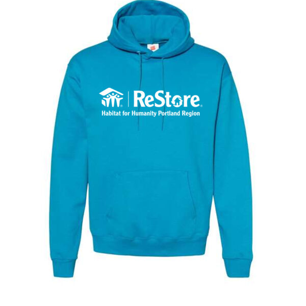Hanes - Ecosmart® Hooded Sweatshirt - Printed Logo Thumbnail