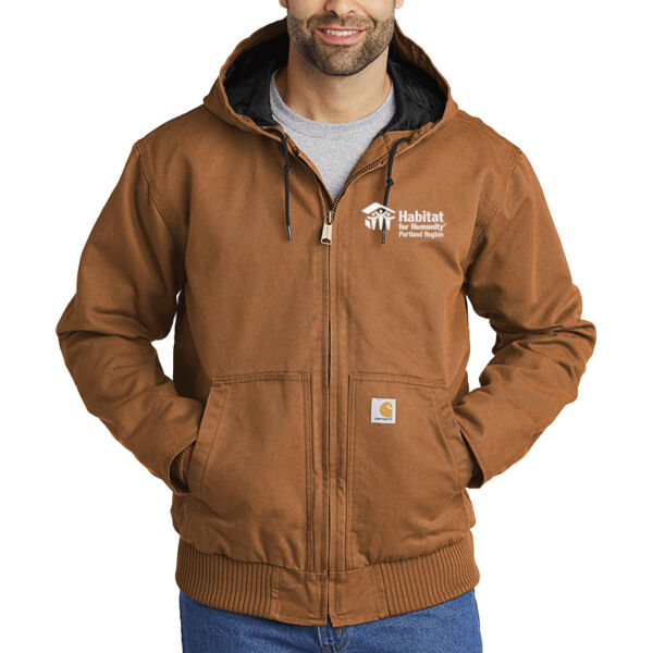 **CLOSEOUT ITEM** Carhartt® Washed Duck Active Jac - Embroidered Logo Thumbnail