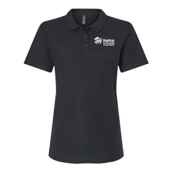 Gildan Women's Softstyle Pique Polo - Embroidered Logo Thumbnail