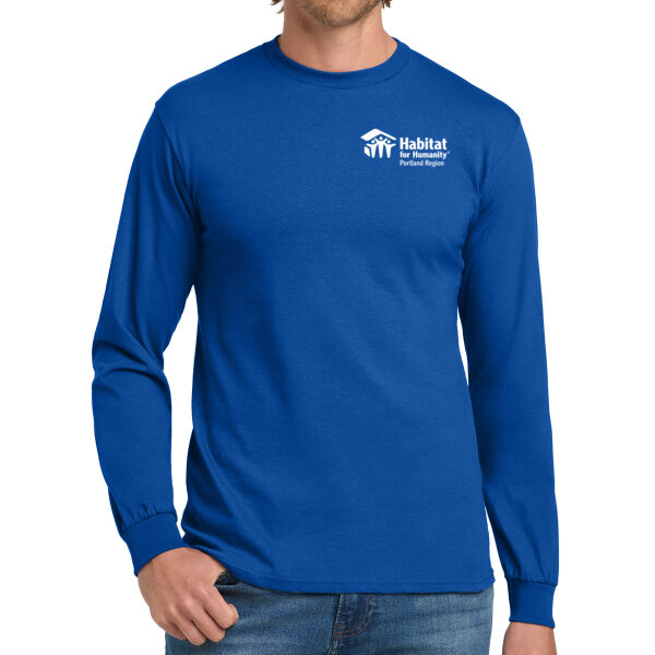 Gildan Heavy Cotton 100% Cotton Long Sleeve T-Shirt - Printed Logo Thumbnail