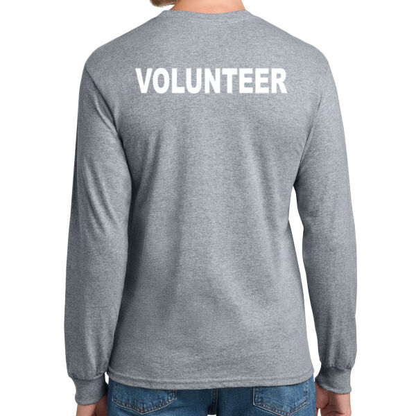 Gildan Heavy Cotton 100% Cotton Long Sleeve T-Shirt - Printed Logos Thumbnail
