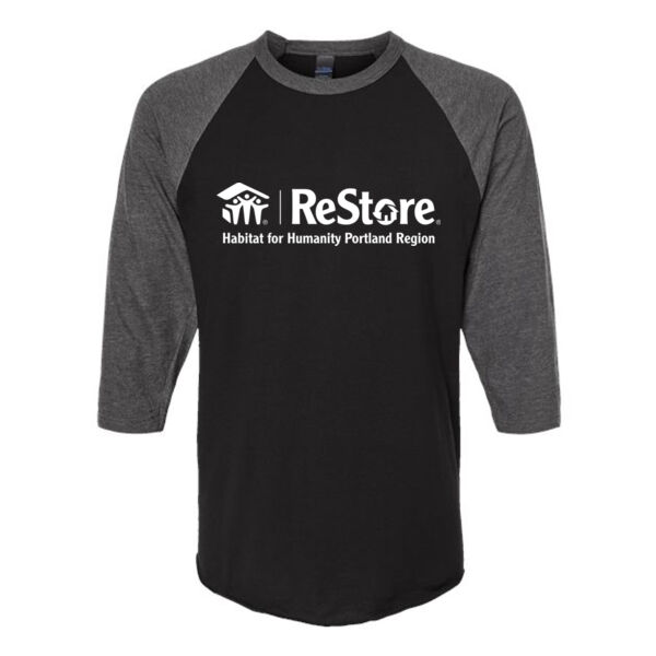 Tultex Unisex Fie Jersey Raglan T-Shirt - Printed Logo Thumbnail