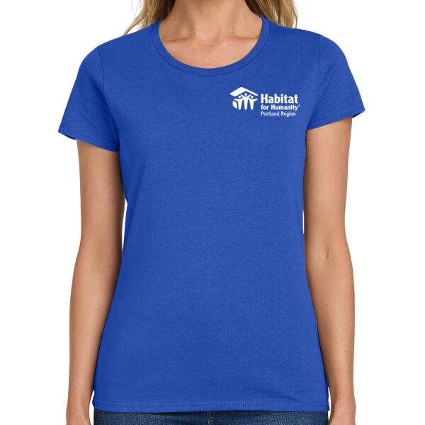 Gildan Women's Heavy Cotton 100% Cotton T-Shirt - Printed Logo Thumbnail
