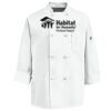 Eight Knot Button Chef Coat with Thermometer Pocket Thumbnail