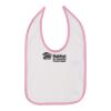 Infant Contrast Trim Premium Jersey Bib Thumbnail