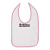 Infant Contrast Trim Premium Jersey Bib Thumbnail